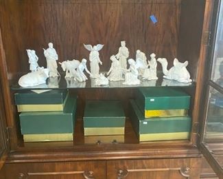 Lenox Bisque Nativity Set w/ Original Boxes