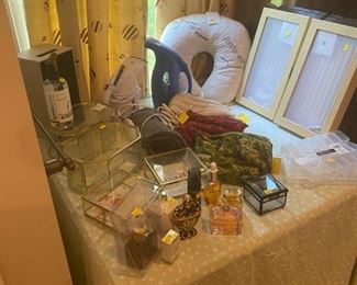 NWT Jewelry boxes, perfume, clothing steamers