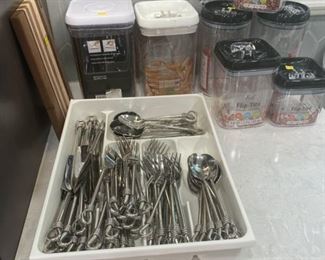 Stainless Steel Flatware - 20+ pieces of ea. utensil