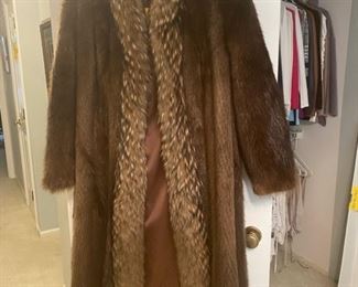 Beautiful Full Length Fur Coat