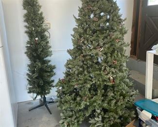 2 Christmas Trees.