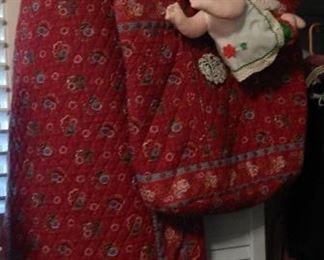 Vera Bradley bag and garment bas