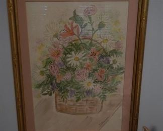 Lots of original watercolor and art