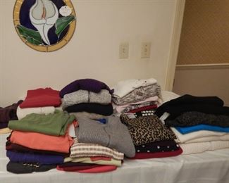 Talbots sweathers Large and XL petite