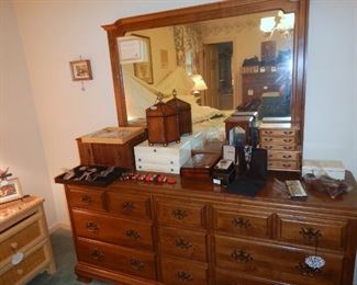 Another view of Heywood/Wakefield Double+ dresser and Mirror