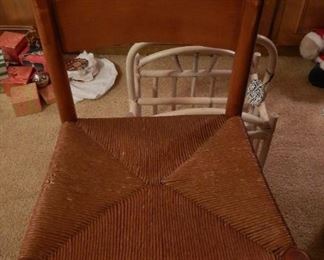 woven seat desk chair