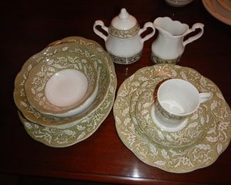 English Staffordshire Sterling Rennaissance china