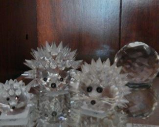 Swarovski hedgehogs