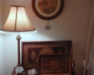 beautiful decor and lamps