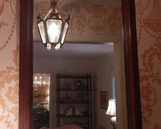 Nice Vertical wood frame mirror