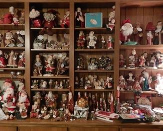 Again, so many Santas!  One of everybody!