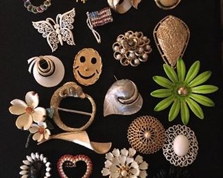 There are hundreds of pieces of costume jewelry