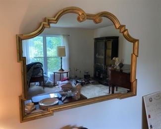 Gold Chinoiserie mirror