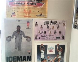 Iceman George Gervin  & David Robinson