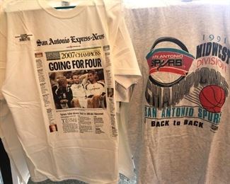 1991 & 2007 Spurs Shirts
