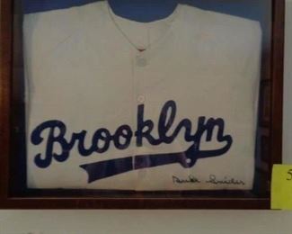 Brooklyn Dodgers signed jersey with COA