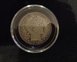 1908 Barber Half Dollar