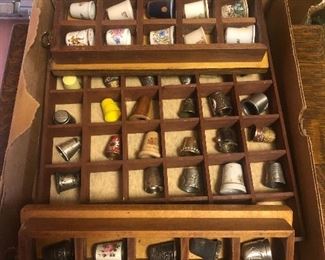 Thimbles 10 or so are sterling 