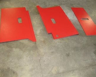 Kubota K74534 NEW spindle covers, LEFT, RIGHT and CENTER Covers For Kubota Mower Deck