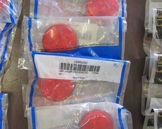 4 NEW Truck Red Side Marker / Clearance Round 2" #21376AA