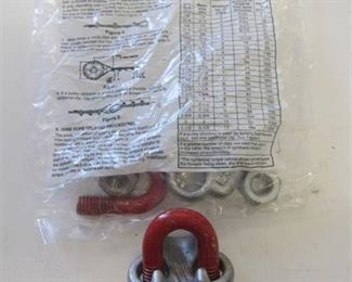 2 NEW Crosby 1010097 3/8" (9-10MM) forged wire rope clip galvanized