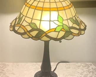 Leaded Glass Table Lamp