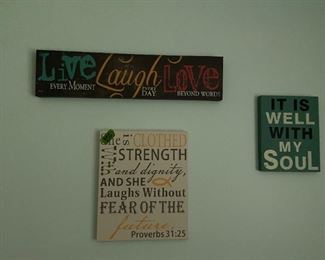 Assorted Wall Art 