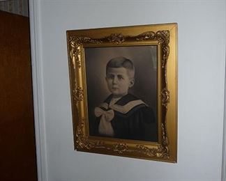 Gilt Frame w/Print