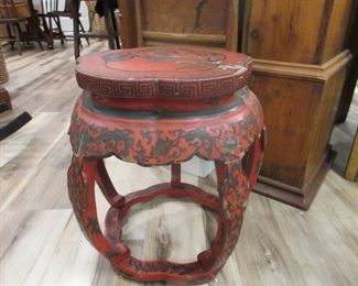 Chinoiserie Garden Seat