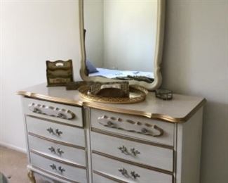 French Provençal dresser mirror Vintage