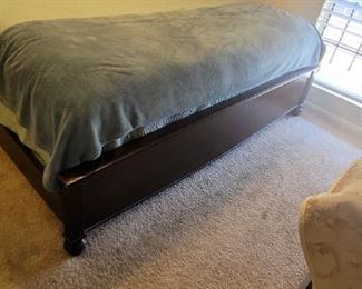 Full bedset box spring mattress and headboard
