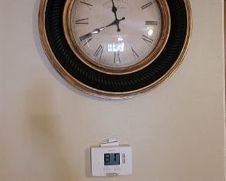 Round Roman numerals wall clock