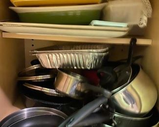 Pots, pans and containers
