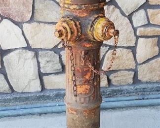 Antique fire hydrant