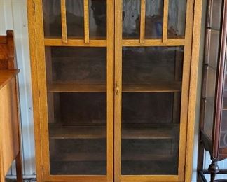Mission Arts & Crafts style china cabinet