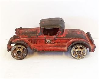 Antique cast iron toys cars
