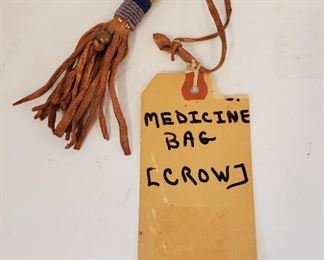 Crow Indian medicine bag
