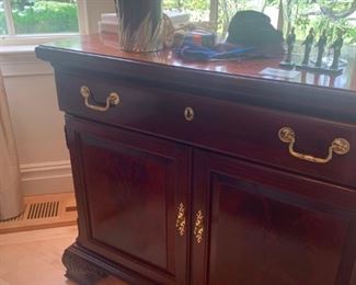 dining buffet with fold out top $150