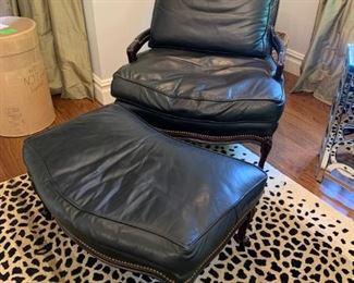 leather arm chair with ottoman Old Hickory Tannery  $3000