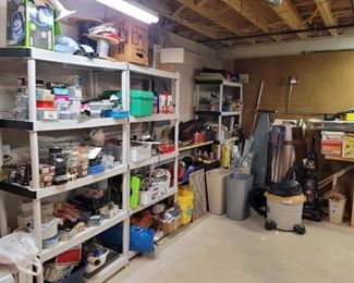 garage and basement items