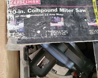 $80.00, 10" compound Miter saw like new