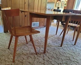 $900.00, Paul McCobb Planner group table and 2 chairs, excellent condition