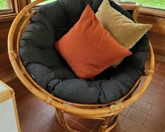 $35.00, Large Rattan comfy chair =VG