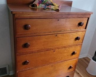 $80.00, Antique Cherry Chest VG