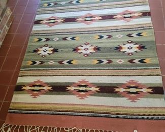 $60.00, Southwest handwoven rug VG 4 x 6'
