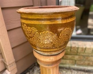 Chinese dragon egg pots