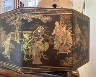 Chinese gilt lacquered offering box