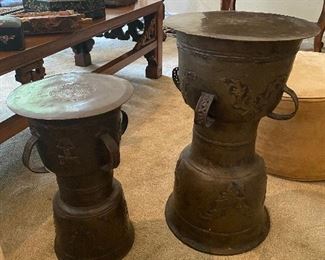 Bronze Mokos these make wonderful cocktail tables