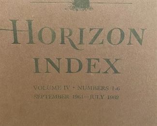 Horizons magazine books 1951- 1980