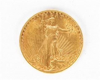 1913 St. Gaudens $20 Gold Coin